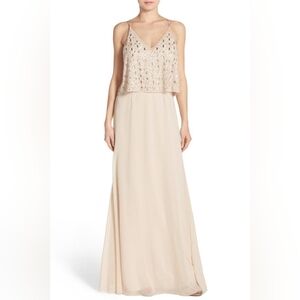 Elegant Beige Maxi Dress